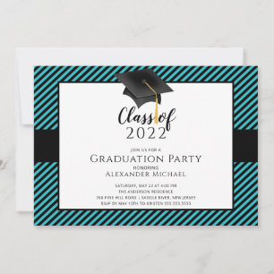 Convite para Festa de formatura de Boné de Faixa