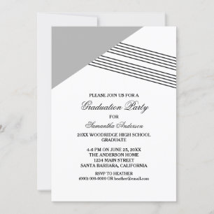 Convite para Festa de formatura de distribuição ge