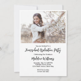 Convite para Festa de formatura de Escolas Domésti