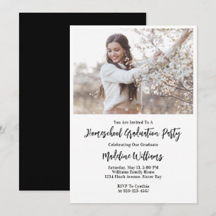 Convite para Festa de formatura de Escolas Domésti