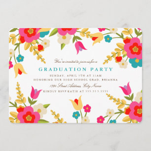 Convite para Festa de formatura de Flores do País