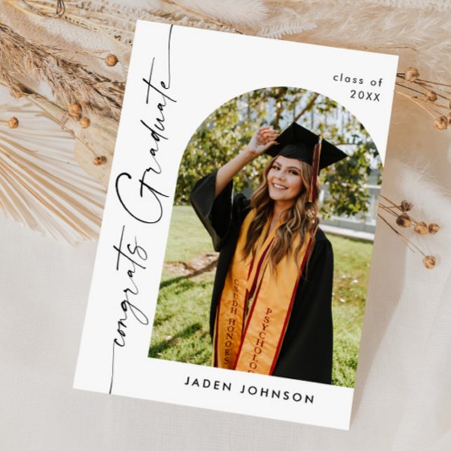 Convite para Festa de formatura de FOTO Moderno (Criador carregado)