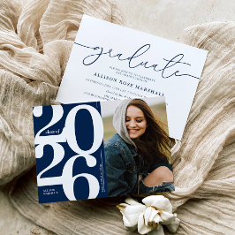 Convite para Festa de formatura de Fotografias Blu