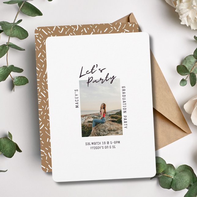 Convite para Festa de formatura de Fotografias de  (Criador carregado)