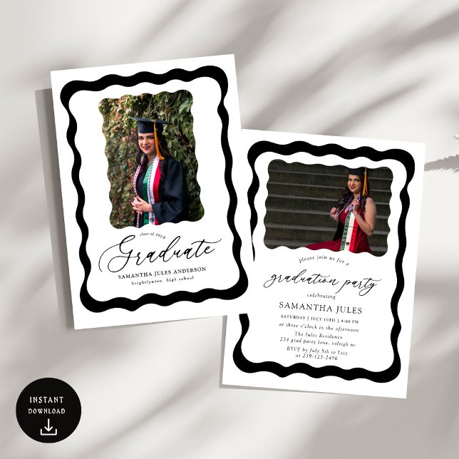Convite para Festa de formatura de Fotografias de  (Criador carregado)