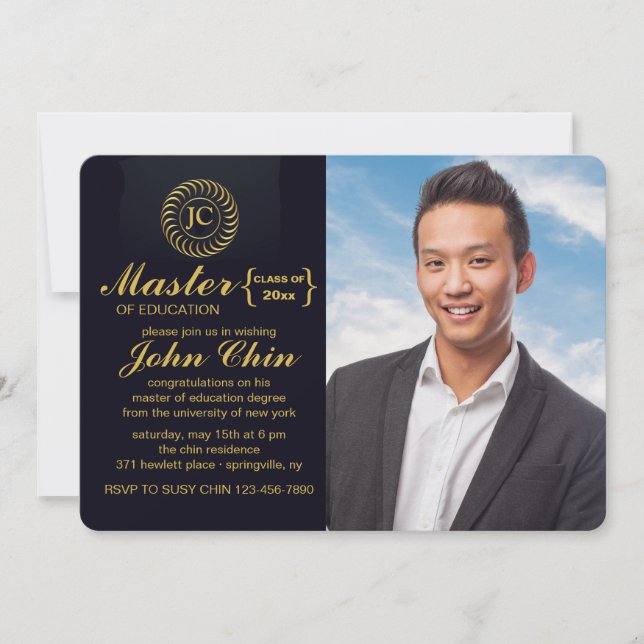 Convite para Festa de formatura de Fotografias Ins (Frente)