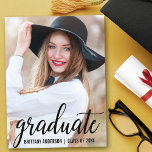 Convite para Festa de formatura de Fotografias Mod<br><div class="desc">Cartão postal de convite para Festas de formatura moderna</div>