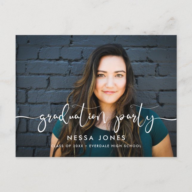 Convite para festa de formatura de Fotografias na  (Frente)