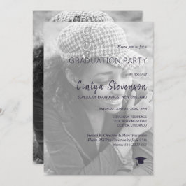 Convite para festa de formatura de fotografias sim