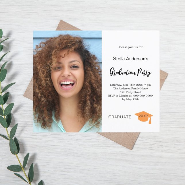 Convite para festa de formatura de fotos 2025 (Criador carregado)