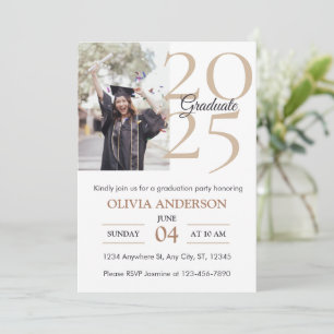 Convite para Festa de formatura de Fotos Moderna E