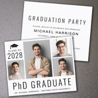 Convite para Festa de formatura de Fotos PhD Orçam