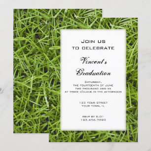 Convite para Festa de formatura de Grass Verde