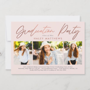 Convite para Festa de formatura de Participantes