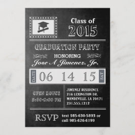 Convite para Festa de formatura de quadro de chant