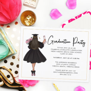 Convite para Festa de formatura de Script Casual M