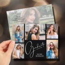 Convite para Festa de formatura de várias fotos