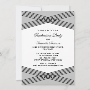 Convite para Festa de formatura Deco Elegante
