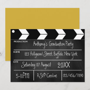 Convite para Festa de Formatura em Hollywood com Q