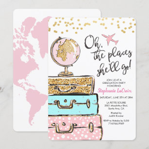 Convite para Festa de formatura em Viagem