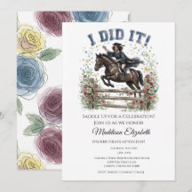 Convite para Festa de Formatura Equestre