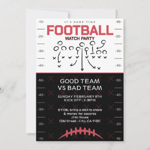 Convite para Festa de Futebol GRANDE JOGO