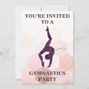 Convite para Festa de Ginástica