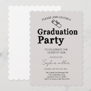 Convite para Festa de Graduação Turma de 2025, Gra