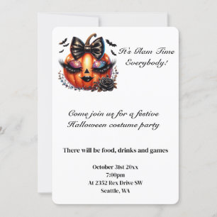 Convite para Festa de Halloween