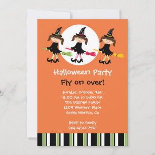 Convite para Festa de Halloween
