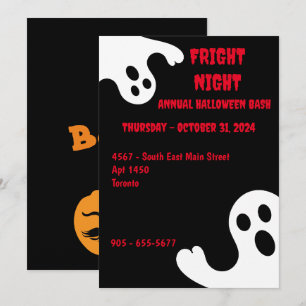 Convite para Festa de Halloween