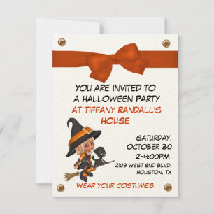 Convite para Festa de Halloween
