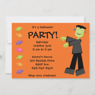 Convite para Festa de Halloween