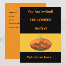 Convite para FESTA DE HALLOWEEN
