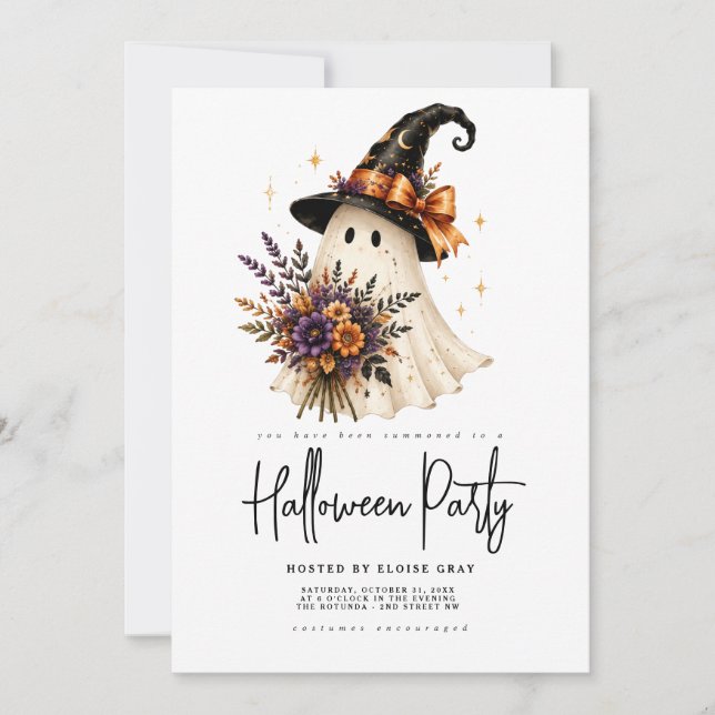 Convite para Festa de Halloween (Frente)