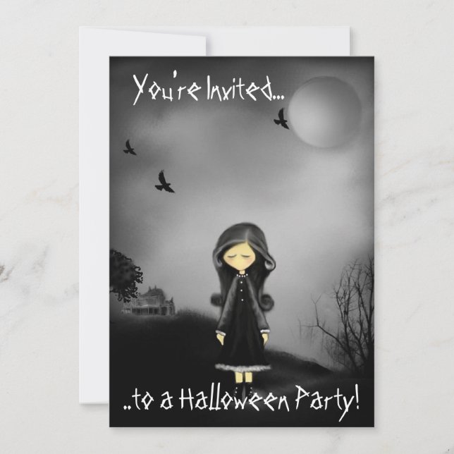 Convite para Festa de Halloween (Frente)