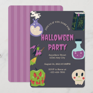 Convite para Festa de Halloween