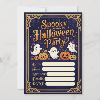 Convite para Festa de Halloween