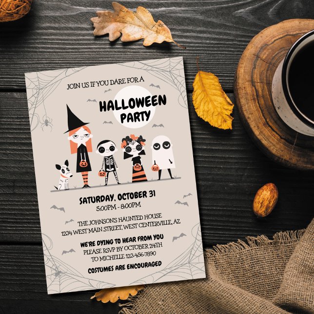 Convite para Festa de Halloween (Criador carregado)
