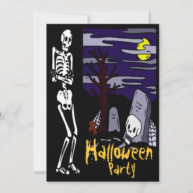 Convite para Festa de Halloween (Frente)