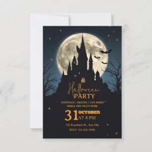 Convite para Festa de Halloween Dark Fantasy - Edi