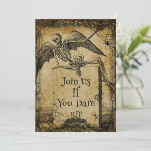Convite para Festa de Halloween de Creepy RIP