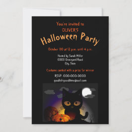 Convite para Festa de Halloween de Fantasia Infant