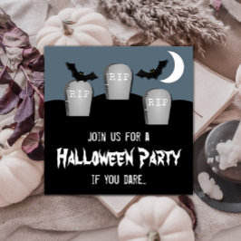 Convite para Festa de Halloween de Graveyard Gloom