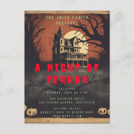 Convite para Festa de Halloween de Poster de Filme