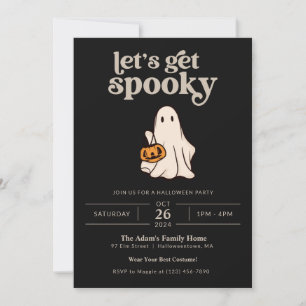Convite para Festa de Halloween de vamos