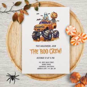 Convite para Festa de Halloween do Boo Crew