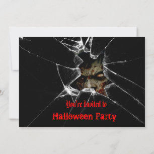Convite para Festa de Halloween do Zombies