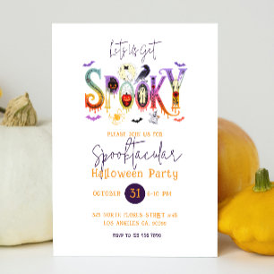 Convite para Festa de Halloween Espetacular