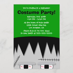Convite para Festa de Halloween para Crianças de
